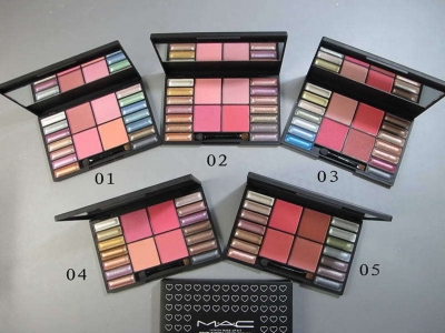 MAC Pro Makeup Fashion Makeup Kit 14 Colors Eyeshadow & 4 Blusher Outlet